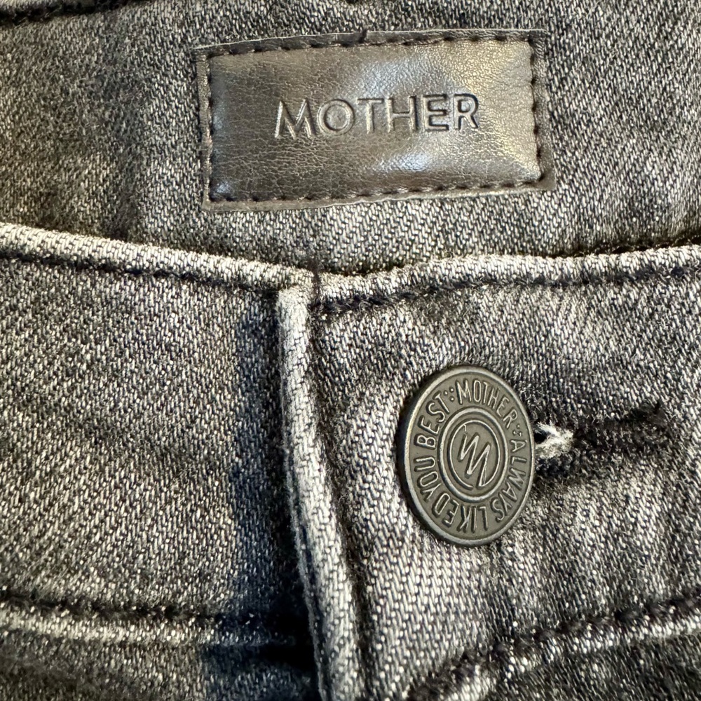 Mother Gray Denim Jeans The Weekender